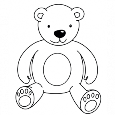 Omalovánky pro děti - Medvídek